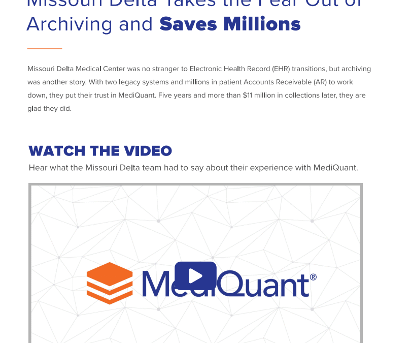 Missouri Delta Takes the Fear Out of Archiving and Saves Millions