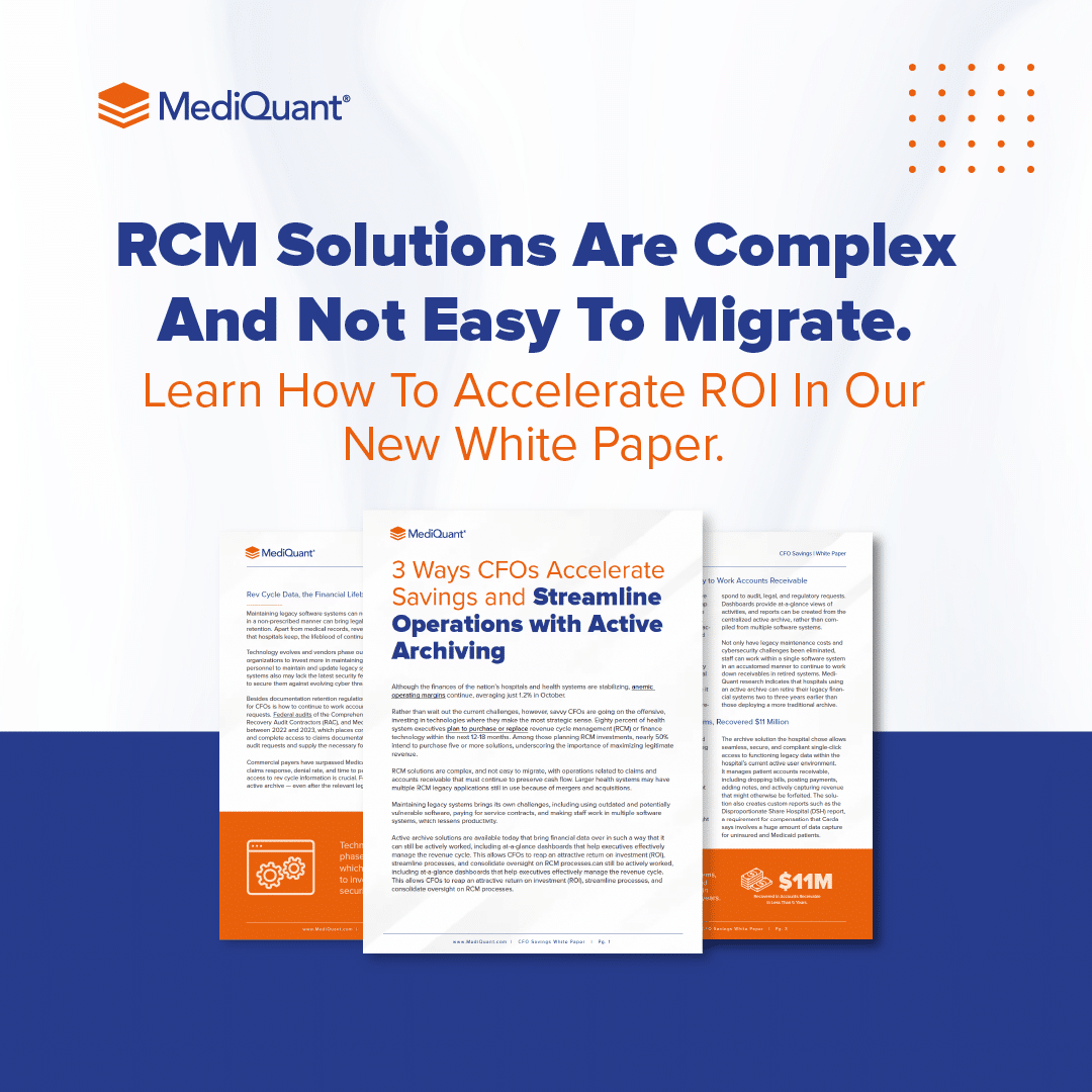 3 Ways CFO’s Accelerate Savings [White Paper] | MediQuant